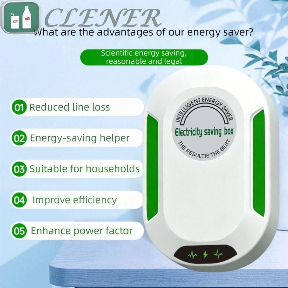 Economizador De Energia Elétrica CLEANER , Caixa De Economia De Eletricidade Com Inteligente , Adaptador Eua/Ue/Reino Un
