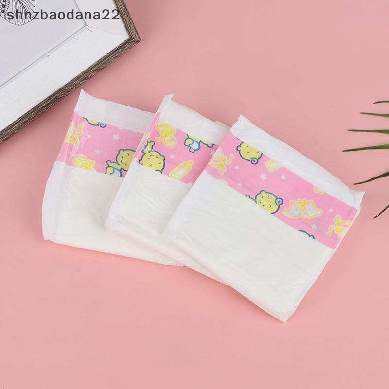 [Shnzd] 3 Peças De Calças De Fraldas Para Bonecas , Acessórios Presentes , Brinquedos Infantis DIY EMKK