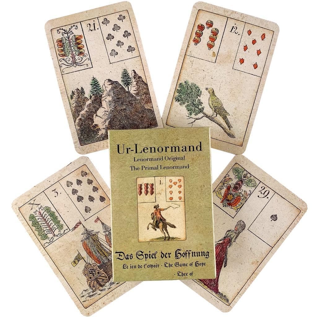 Ur Lenormand Original Primal Tarot Oracle Cards Jogos Festa Em Família Jogo De Tabuleiro Adivinhação Cartas Do Destino
