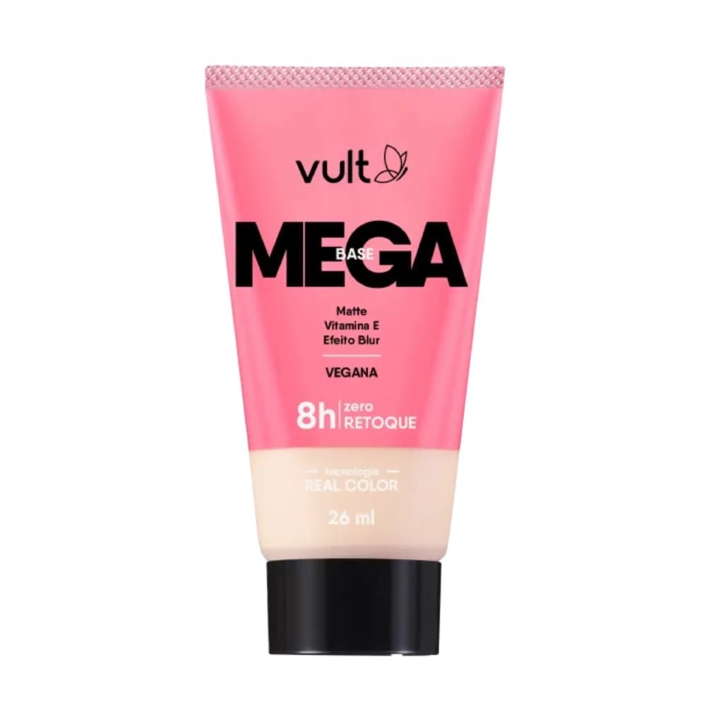 Base Líquida Vult Mega Base Acabamento Matte 26ml