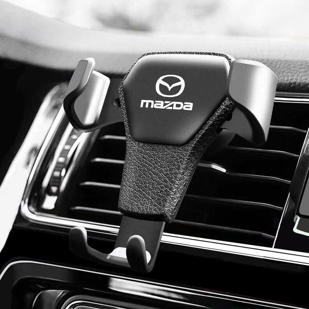 Suporte de Celular para Carro com Fixação na Saída de Ar para Mazda 2 3 6 CX3 CX-30 CX-5 CX-8 CX-9 BT50 MX-5 Acessórios