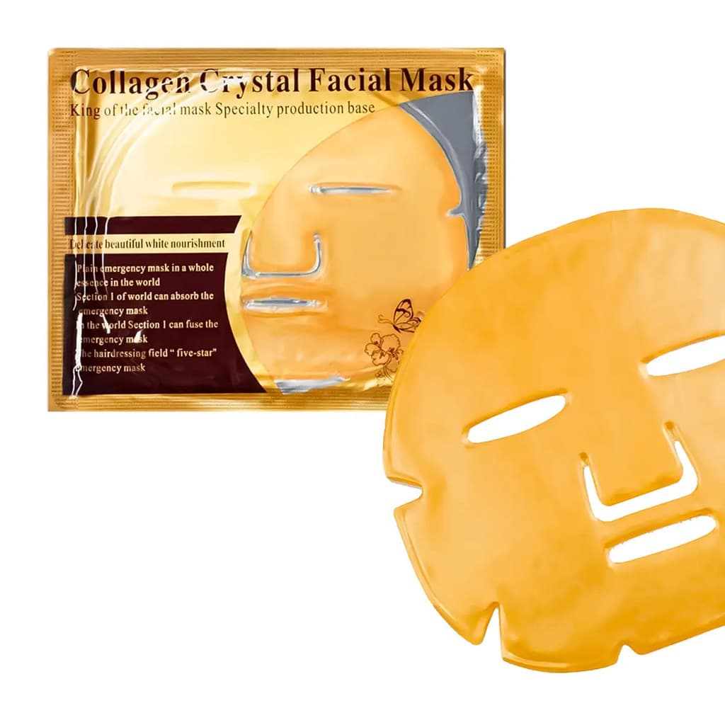 Máscara DE OURO Facial Anti-idade com Colágeno para Hidratação e Nutrição