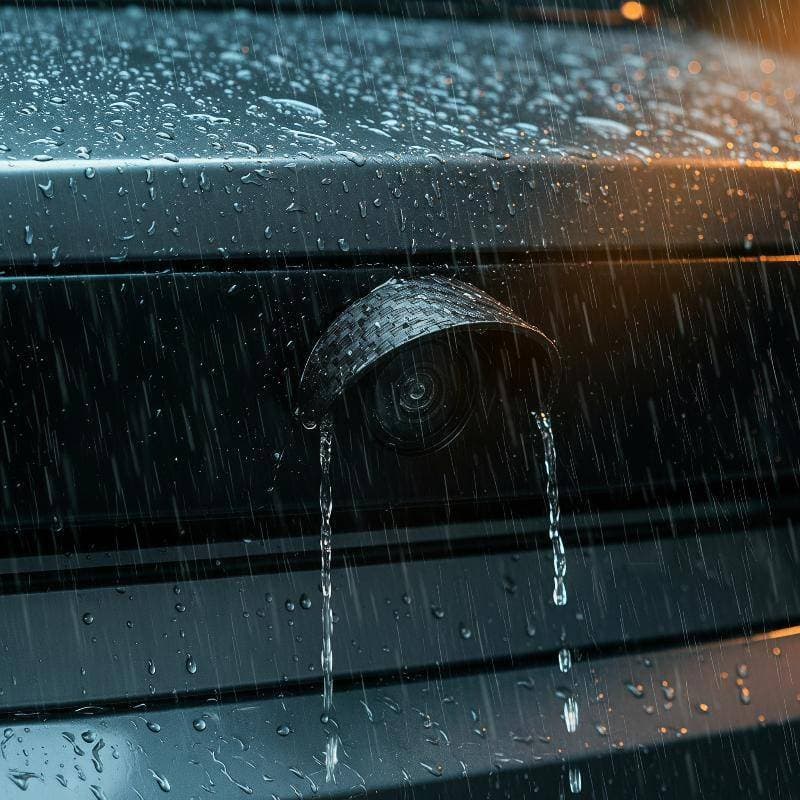 Abongbanghn Câmera De Visão Traseira Do Carro Capa De Viseira De Chuva Protetora À Prova D'água Anti-Geada Tamanho Unive