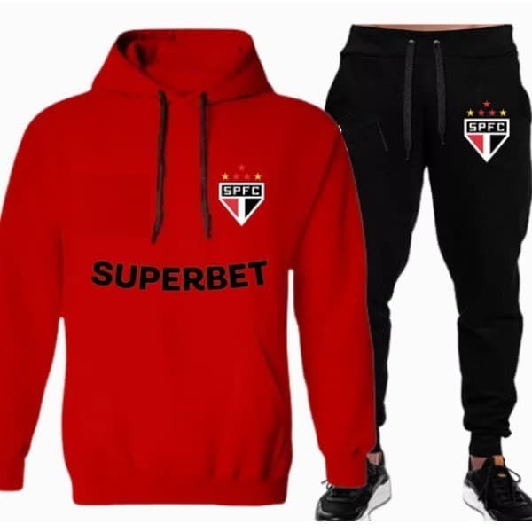 Conjunto Moletom Casaco + Calça Blusa De Frio Lançamento 2024 Times Brasileirão Conjunto Ref SP Atualizado
