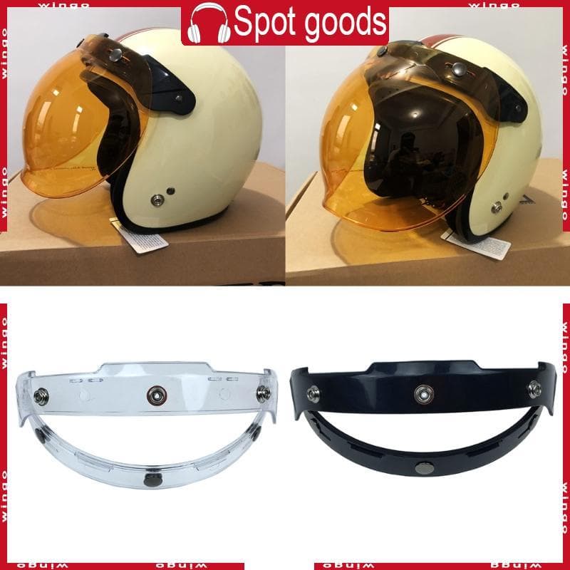 WIN Flip Up Base Acessório Lente Clara Escudo Viseira Para 3 Snaps Rosto Aberto Capacete Moto Peças De Reparo