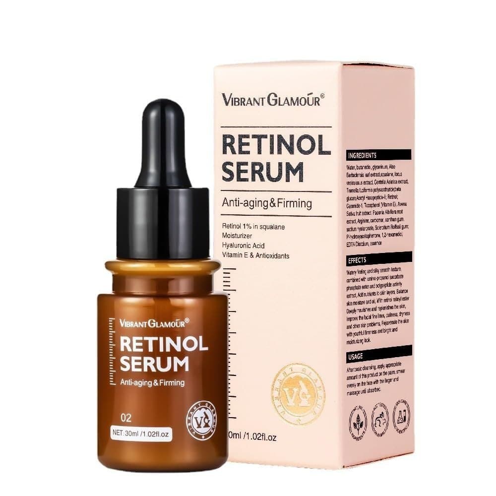 Sérum Facial Anti-Idade com Retinol, Essência Facial Anti-Idade com Retinol, Sérum de Retinol, Hidratante, Firmador, Red