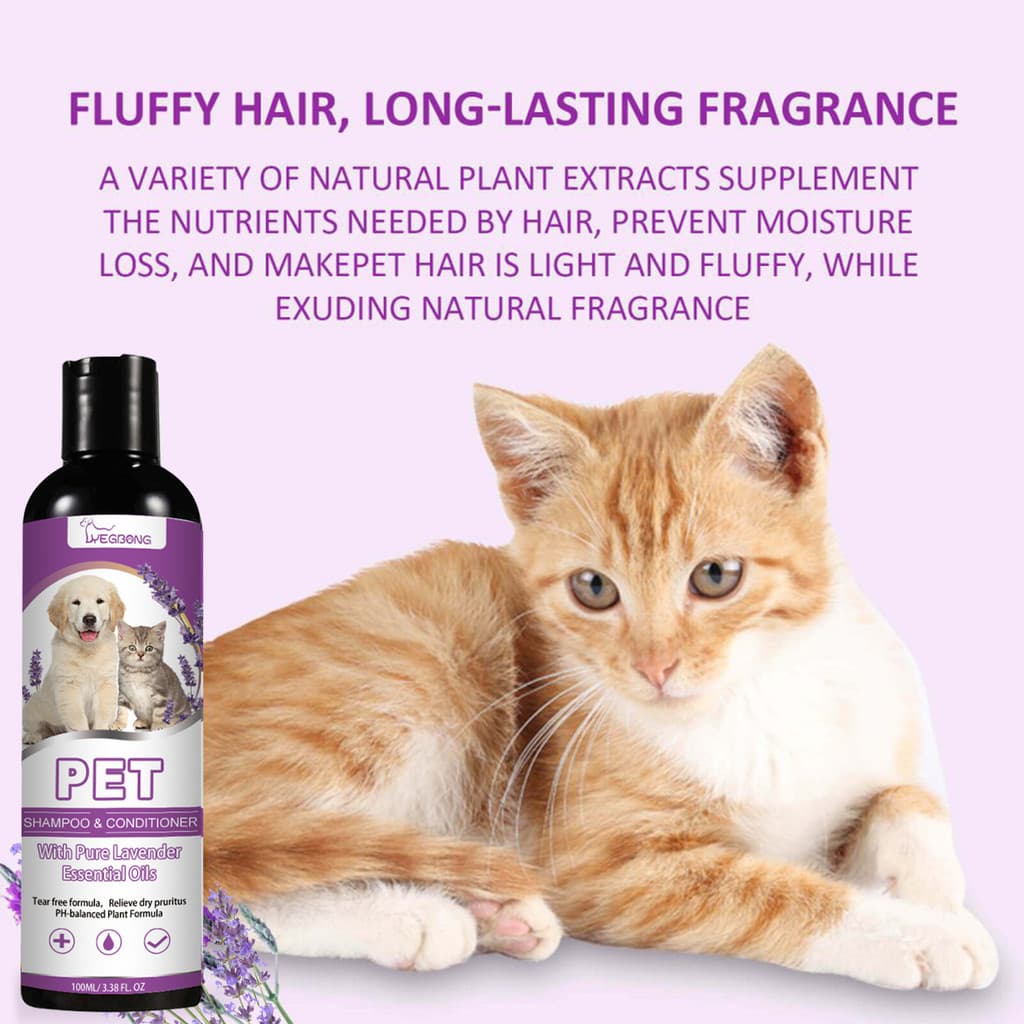 YEGBONG Shampoo para animais de estimação Cuidados diários Colcha de pele confortável Shampoo quente macio e sem nós 807