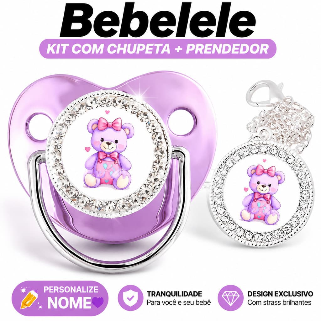 Chupeta ortodôntica para bebê, personalizada com o nome do bebê, chupeta de silicone BPA Free &TXPZ