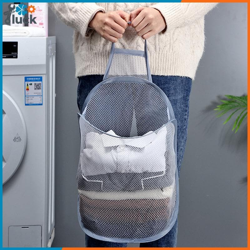 LTBR Portátil Dobrável Respirável Cesto De Roupa Suja Fixado Na Parede Cesta De Roupas Sujas Banheiro Organizador De Lav