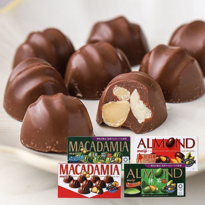 [Meiji] Meiji Amêndoa Noz Sanduíche Chocolate Patanmu Australiano Namorada Presente de Aniversário Lanches Importados 8-
