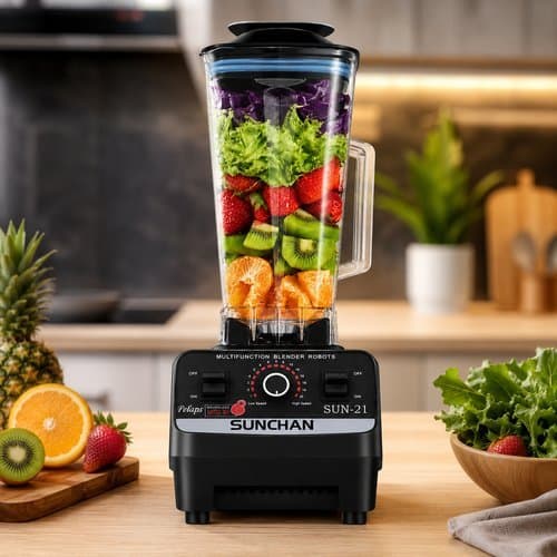 Liquidificador Potente 4500w Capacidade 2 Litros 127v Uso Domestico