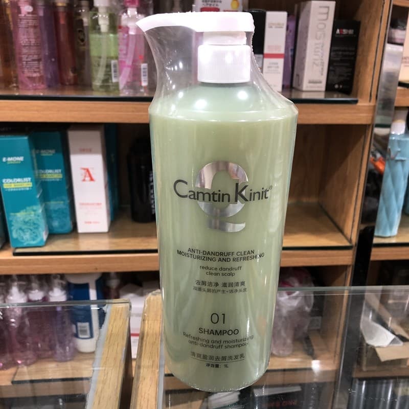 Qinye Shampoo Hair Salon Shampoo Grande Capacidade 01 Shampoo Hidratante Refrescante Anticaspa Shampoo Macio 1.000ml