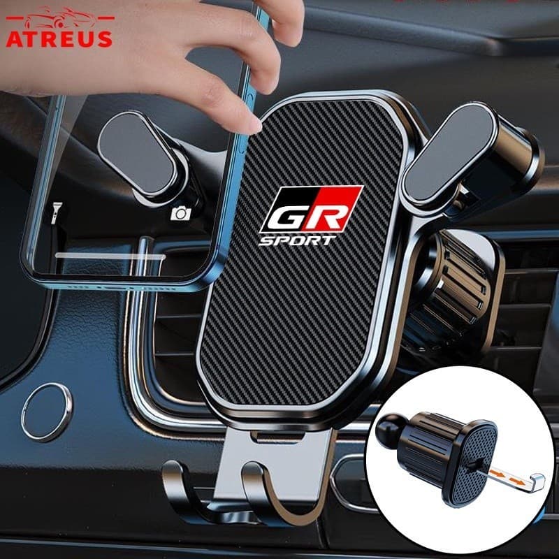 GR Suporte De Telefone Para Carro Esportivo Gancho De Ventilação De Ar Com Rotação De 360 Graus Celular Toyota Vios ncp9