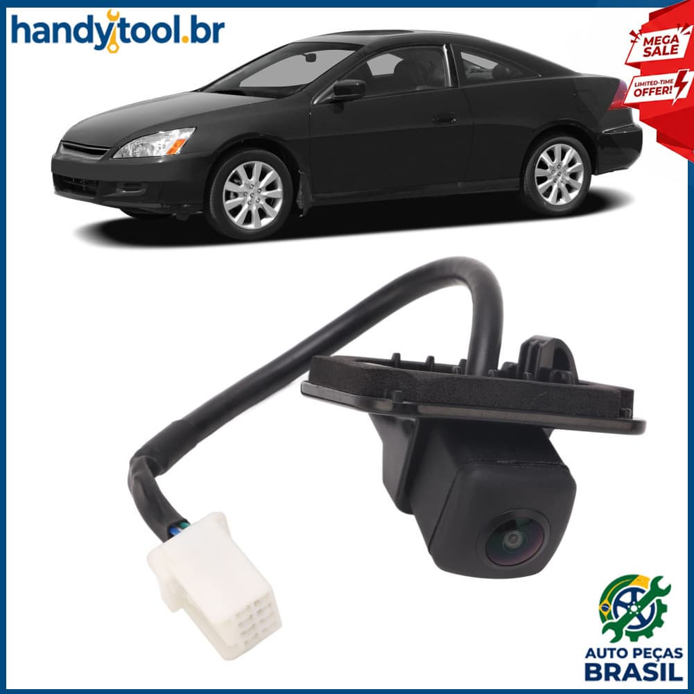 Handytool.br Câmera de estacionamento com visão traseira para carro 39530 T2A U110 M2 Assistente de backup reverso para