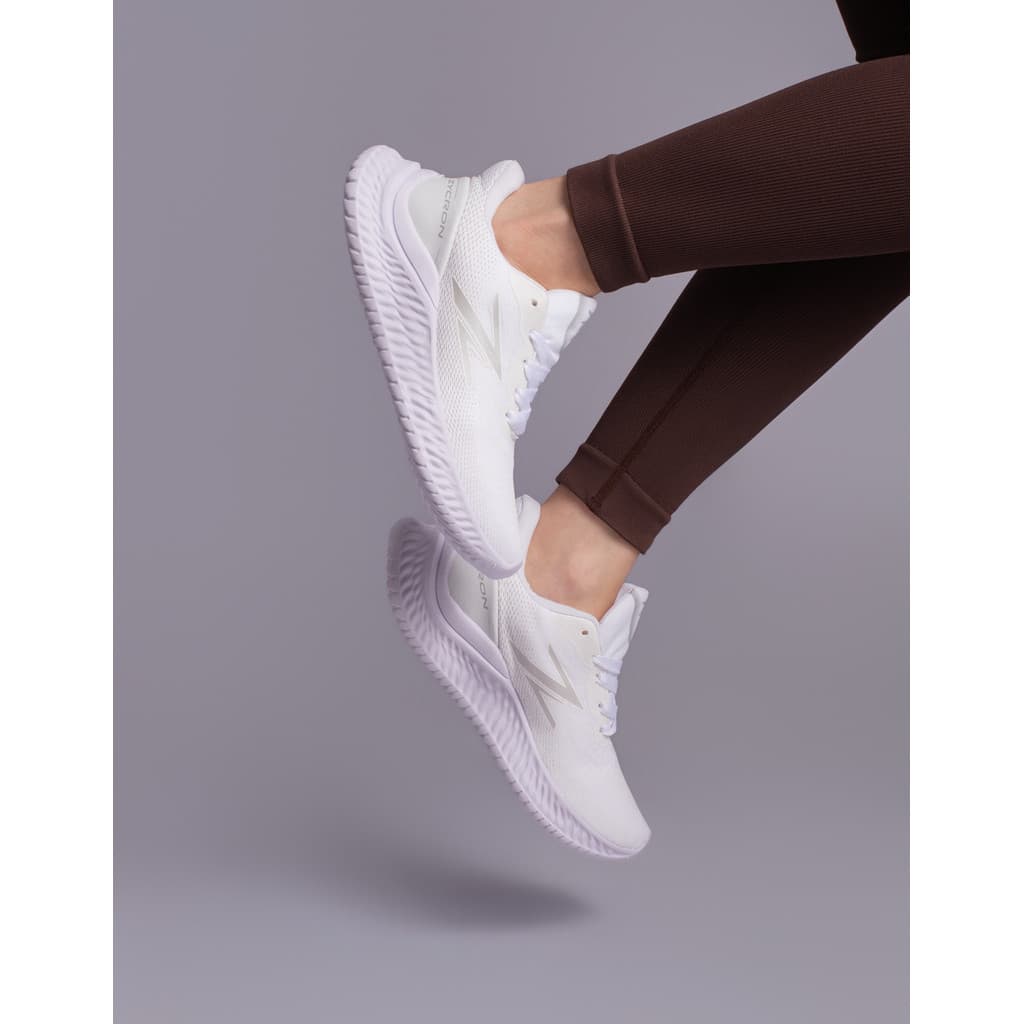 Tênis Feminino Zycron Run Caminhada Esportivo Leve Branco