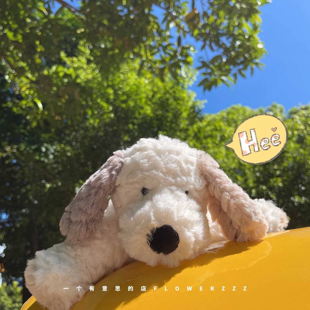 Boneca de pelúcia macia para cachorro, postura deitada, reparação de cachorro, brinquedos infantis para dormir, boneca r