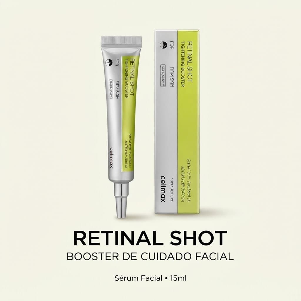 Celimax Retinal Shot Tightening Booster 15ml Sérum Facial com Retinal para Firmeza e Cuidado Anti-Idade