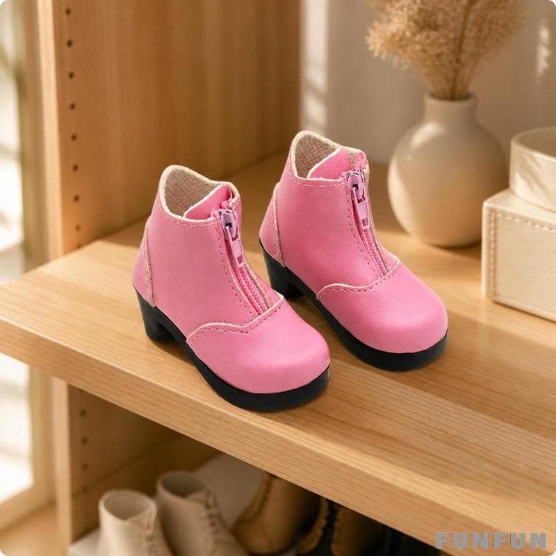 [Funfun] Botas Da Moda Para Bonecas Brinquedo De Tecido De 60 Cm Boneca Articulada Esférica Com Couro PU Superior E Salt