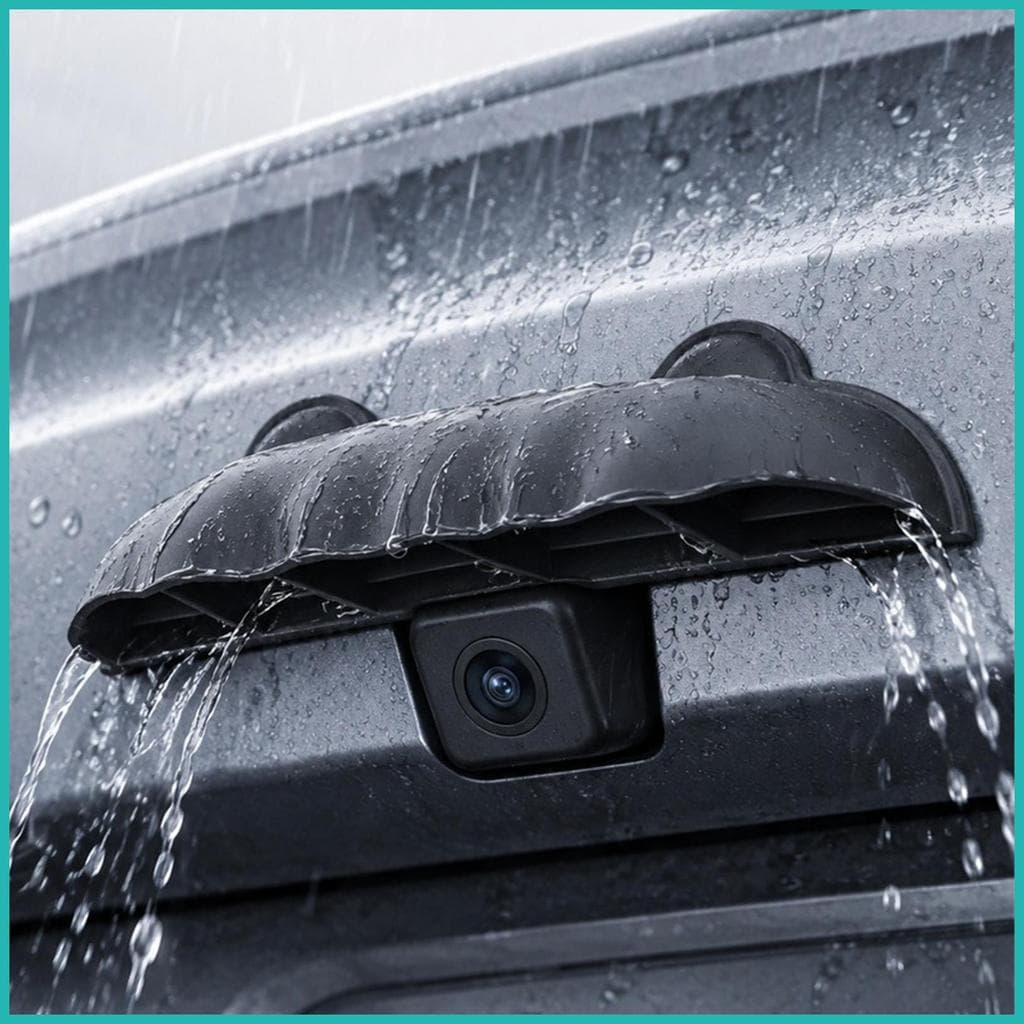 Câmera De Backup Escudo Chuva Invertendo Lente Guarda Carro Visão Traseira Capa Para Viagem Estrada Diário xiconwbr