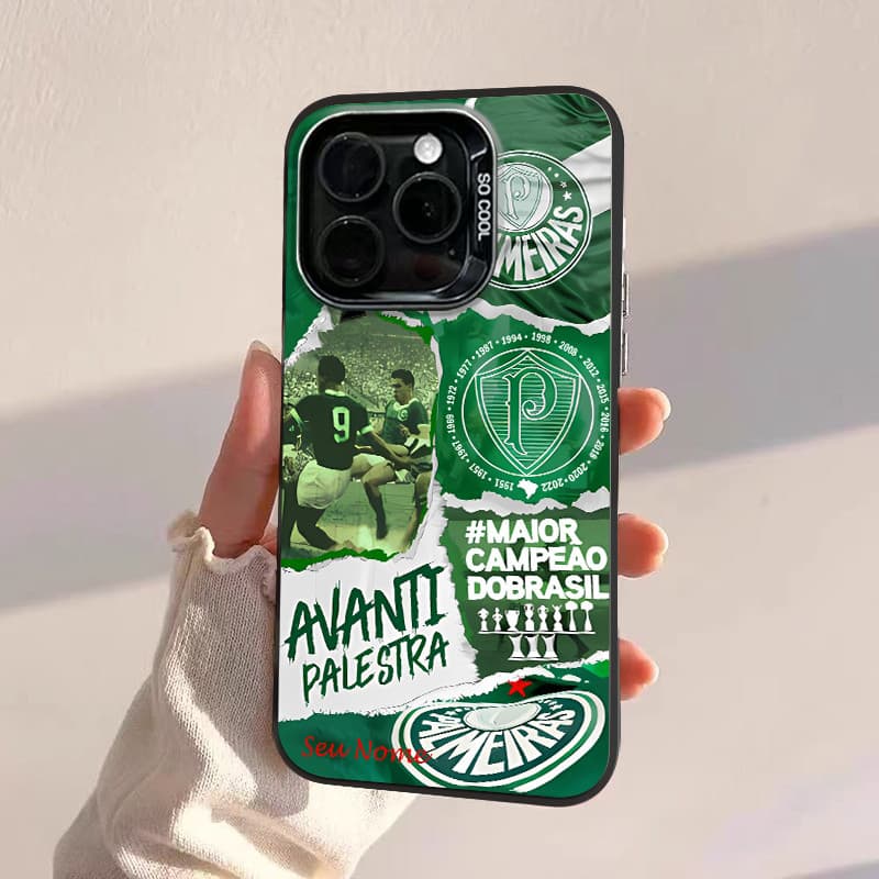 Capinha de personalizada Palmeiras para iPhone 11 normal 13 x xr xs max 12 14 15 16 pro max 16 Plus capinha anti impacto