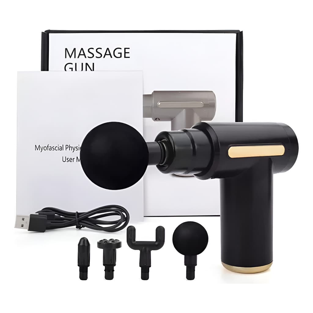 Massageador Pistola Elétrico Profissional Muscular Portátil