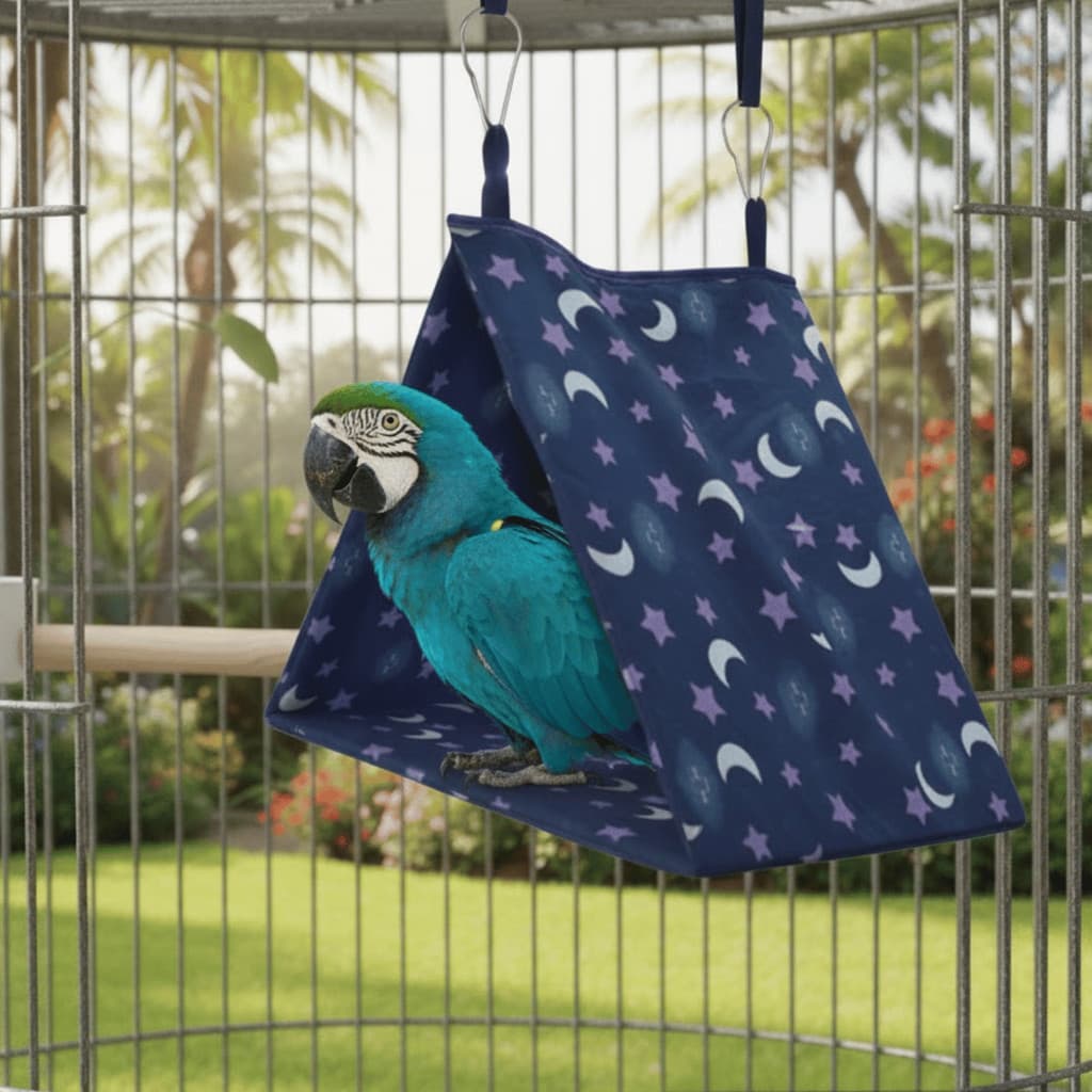 Toca Cabana Casinha G para Pássaros Grandes | Papagaio, Loro e Cacatua Confortável e Segura