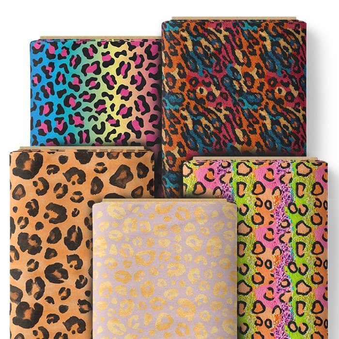 Tecido Sarja Impermeável Estampas de Onças Costura Animais Artesanato Patchwork Bolsa Decoração