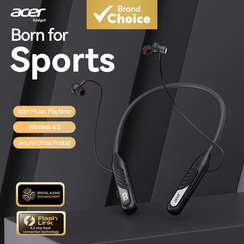 Fone de Ouvido Bluetooth Acer OHR635 - Faixa de Pescoço Sem Fio, Fones de Ouvido, Fones Intra-Auriculares, Fones de
