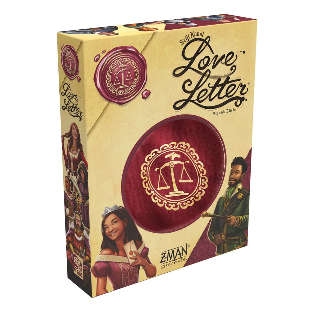 Love Letter (2ª Edição) Jogo de Cartas Jogo Família Blefe Party Game Novo Lacrado Galápagos Asmodee