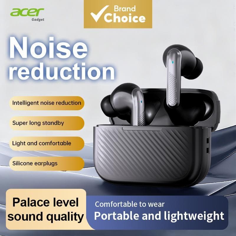 Fones de Ouvido Sem Fio Acer OHR644, Fone Bluetooth com Microfone, Tipo-C, Fones de Ouvido Ultra-Baixa Potência Estática