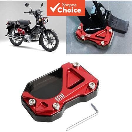 Para Honda 110 Cross Cub 110 CC110 CC 110 CC 110CC Acessórios para Motos Alargamento do Suporte Lateral Alargador de
