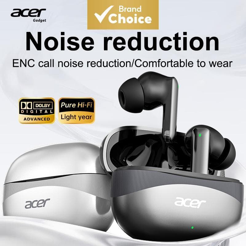Fones de ouvido Acer OHR750, tipo C, com microfone, sem fio, Bluetooth, earpods, fone de ouvido, fone de ouvido,