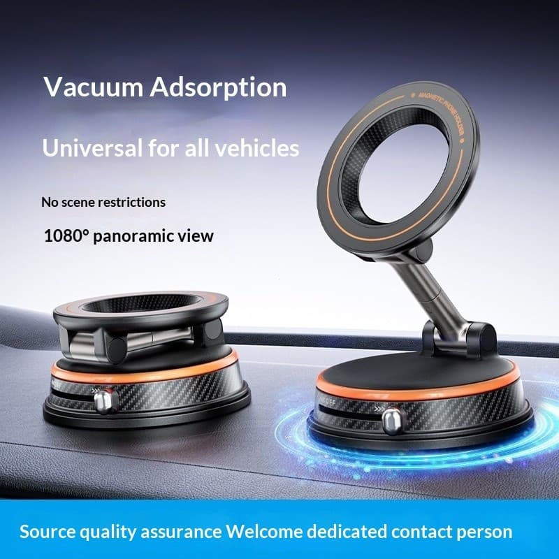 Suporte de celular para carro, suporte de celular magnético com ventosa rotativa e dobrável, suporte de celular multifun