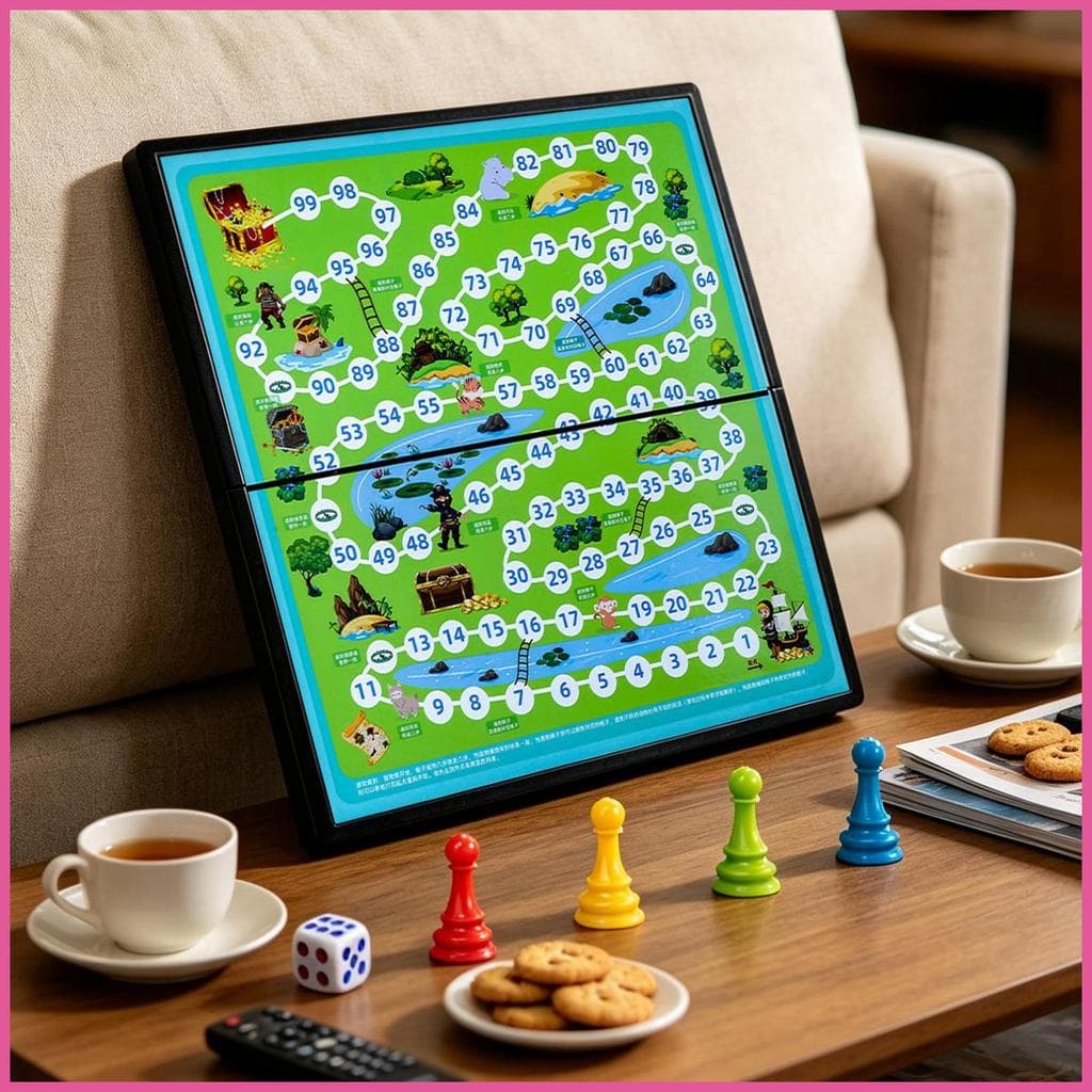 Jogos De Tabuleiro Magnético Engraçado Dobrável Portátil Multi Player Playset Jogo Da Família Crianças Brinquedos Para A