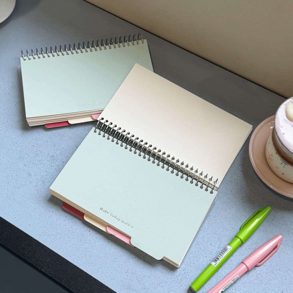 Um a6per Bobina Notebook Manual Notebook a6 Notebook Portátil Pequeno Bolso a6p Bloco de Notas Capa Transparente de pvc 