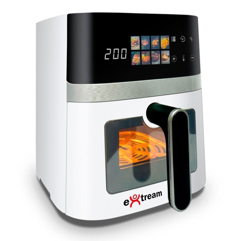 Fritadeira sem Óleo Air Fryer Extream AFEX02LJ55-WS1 5,5L 1400W Touch Branco 110V