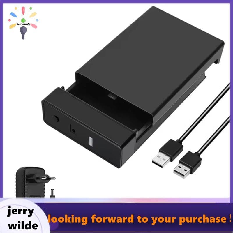 Gabinete De Disco Rígido Externo HDD Caso Para SATA 2.5 3.5 Polegada SSD Caixa USB 3.0 Adaptador Plugue Da Ue