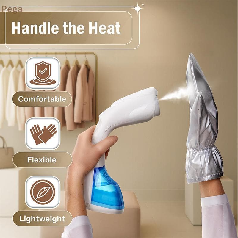 [Pega-t] Luvas Para Vaporizador De Roupas A Vapor – Luva De Cinza Protege Contra O Calor Mão Flexível Ferro