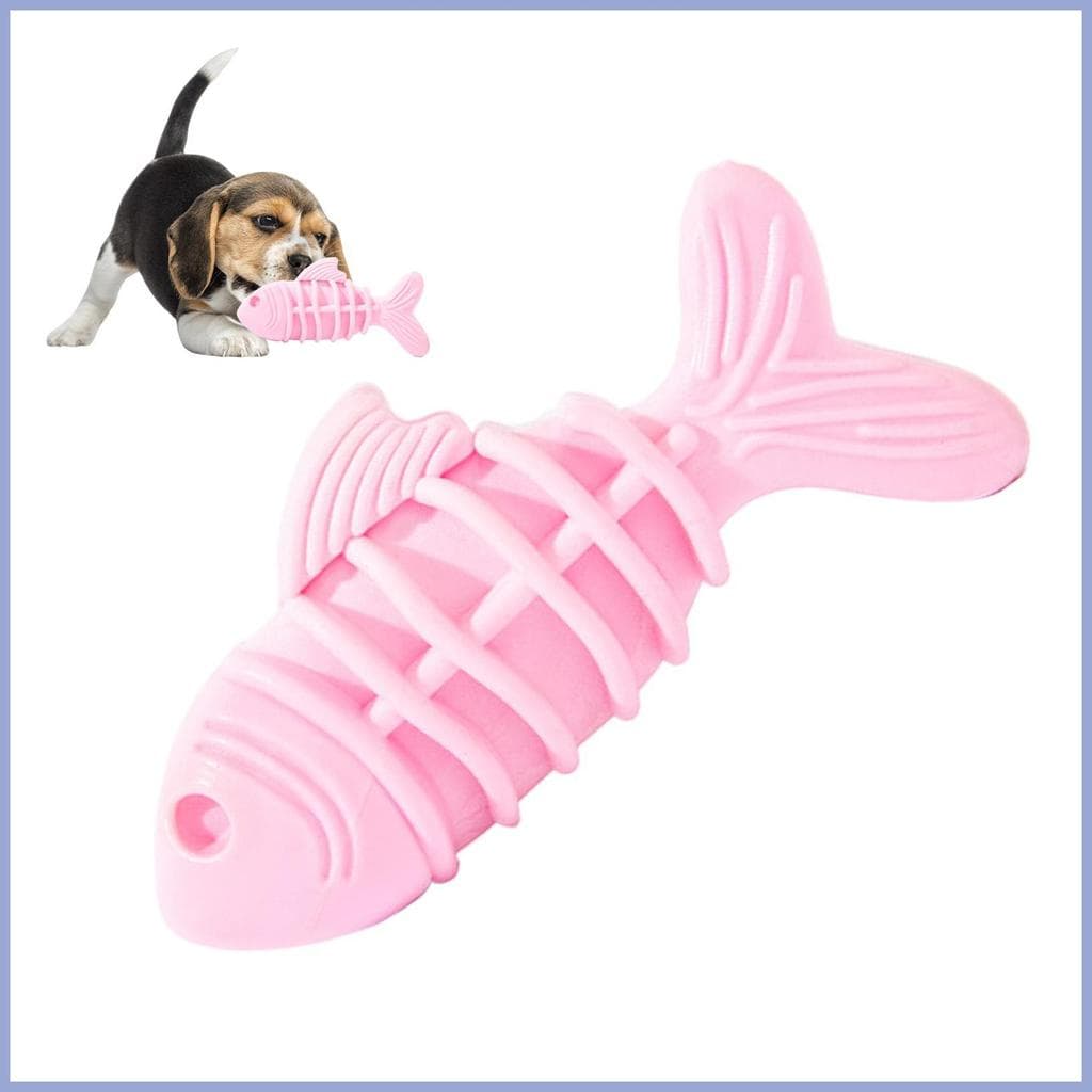Mastigar Brinquedos Para Cães Em Forma De Peixe Filhote De Cachorro Mastigador Interativo Brinquedo De Silicone Suprimen