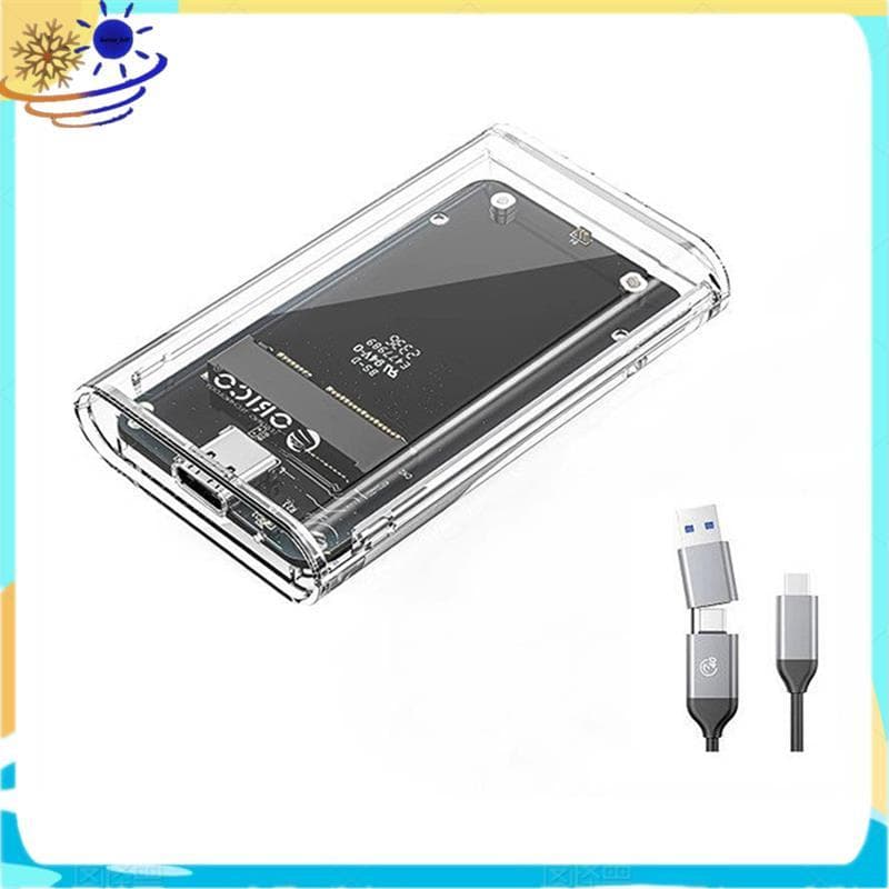 [Le's Shop] Caixa De Disco Rígido Externo USB 3.2 Gen1 Type-C De 5 Gbps Para SSD MSATA-Interface Tipo-Conversão