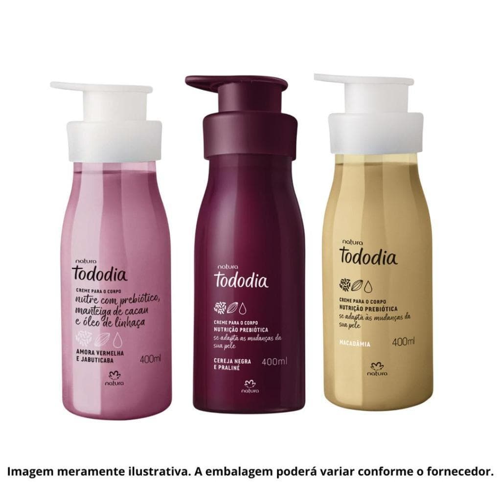 Kit 3 Hidratantes Natura Tododia – Cuidados Corporais Completo