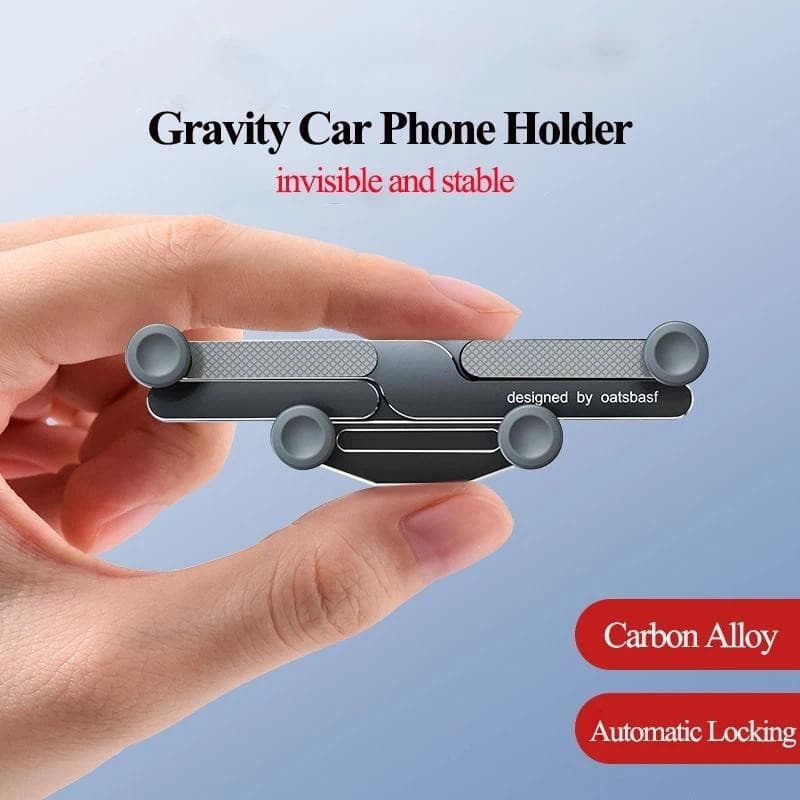 Gravidade Suporte Do Telefone Carro 360 Graus Rotativo Liga Invisível Montagem Painel De Ventilação Ar GPS Celular
