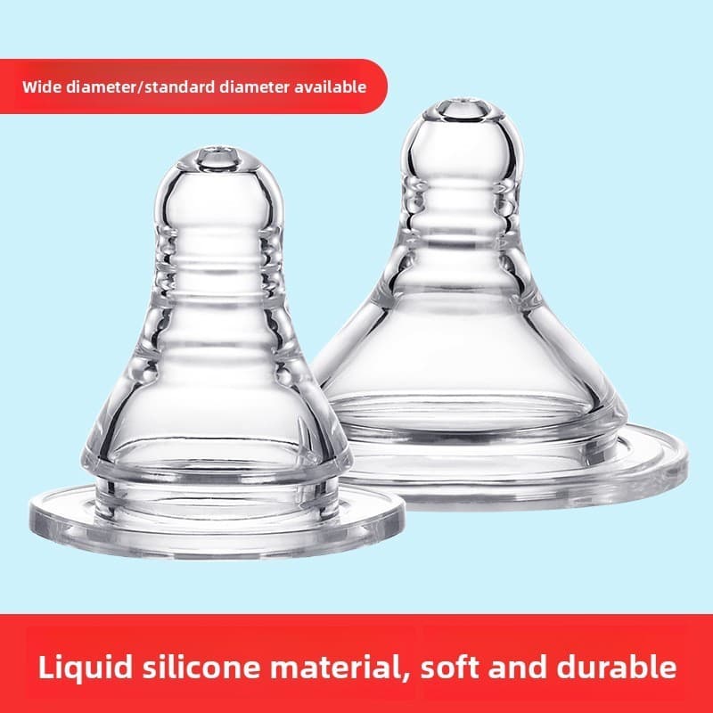 Chupeta de bebê toda chupeta de Silicone etiqueta calibre chupeta de calibre largo