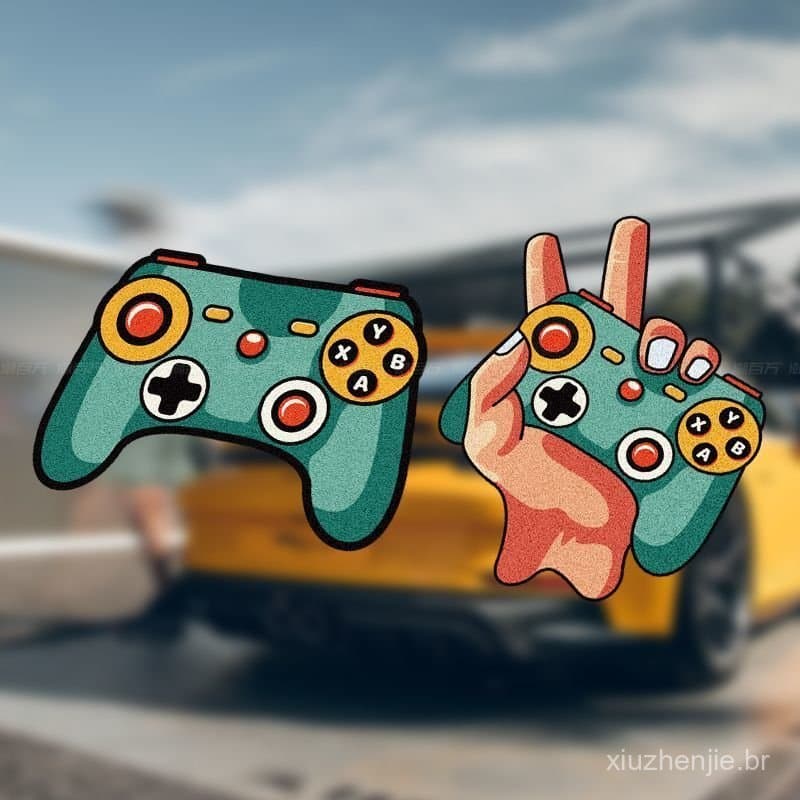 Novos adesivos criativos e divertidos para controle de videogame, decoração para modificação de carros, motos e veículos