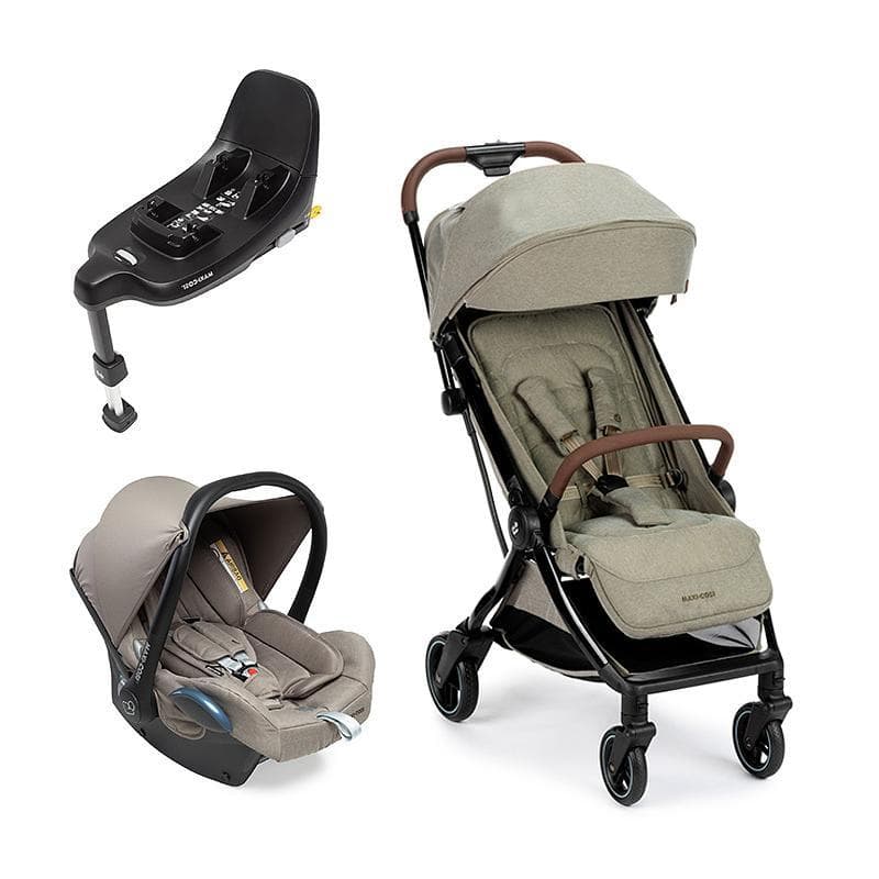 Carrinho de Bebê Eva³ Travel System Com Bebê conforto Cabriofix Luxe Maxi Cosi