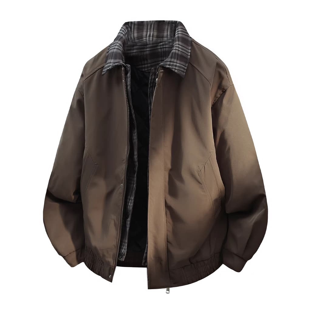 Jaqueta acolchoada estilo dinheiro antigo masculina outono inverno novo estilo jaqueta administrativa masculina roupas d