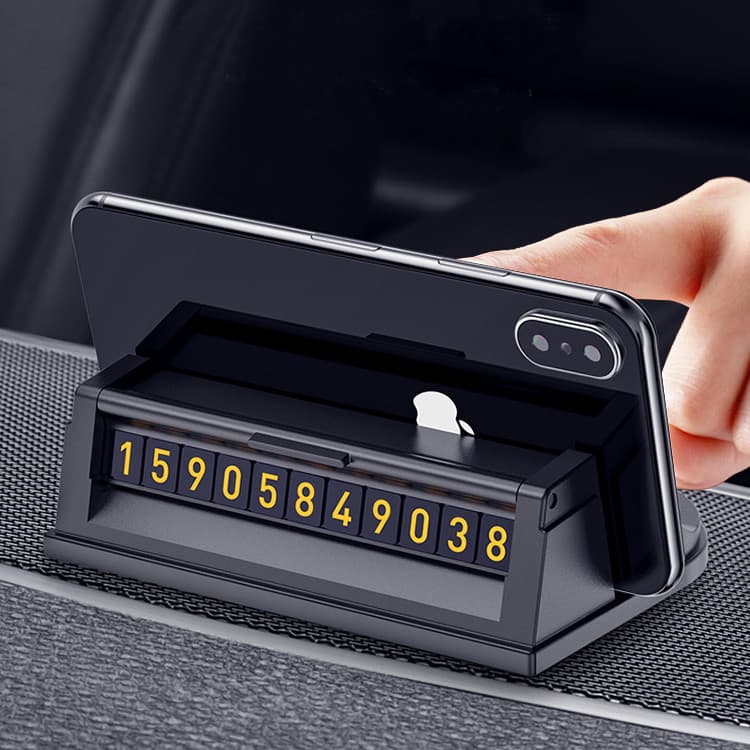 Suporte de navegação para carro, estrutura de suporte Universal, suporte fixo para carro, placa de número de telefone pa