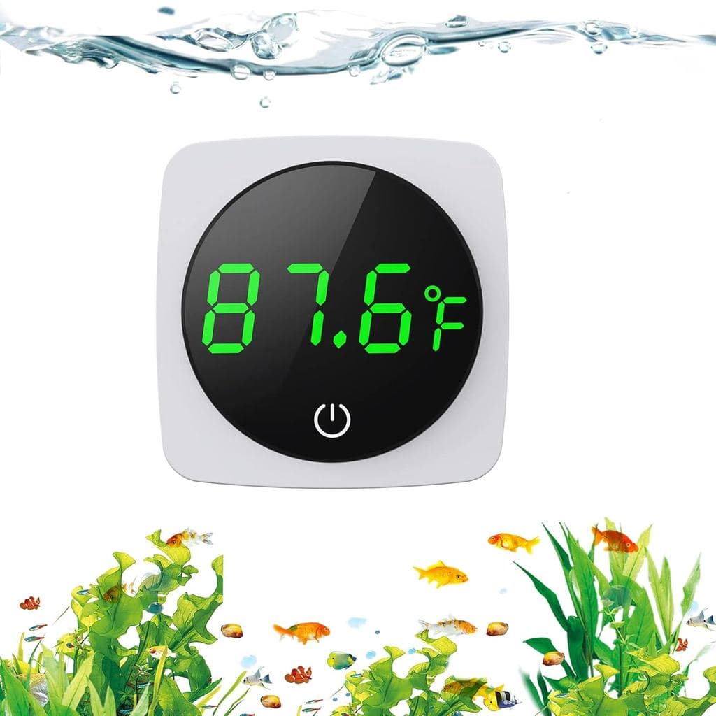 Termômetro para Aquário PAIZOO, Termômetro Digital LED para Tanque de Peixes, Branco |   Atualização em 5s, Alta Precisã