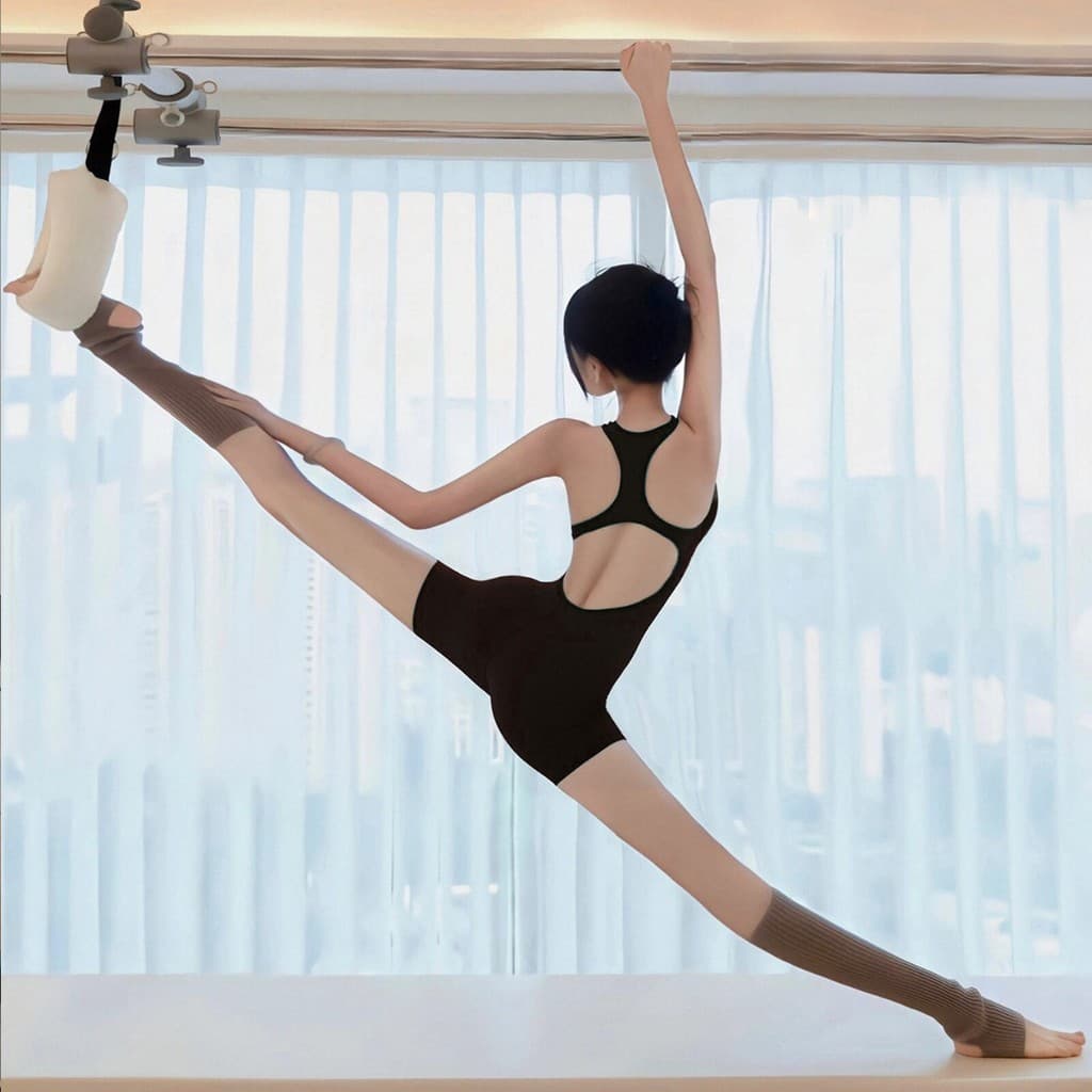 Roupa De Yoga De Uma Peça Feminina Fitness Pilates Roupas Esportivas Sem Mangas Meia-Calça Alta Elástica Corpo Moldar Ma