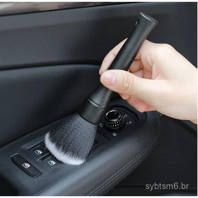 Escova de Limpeza para Interior de Carro, Escova de Detalhamento com Cerdas Macias, Kit de Ferramentas de Limpeza para R